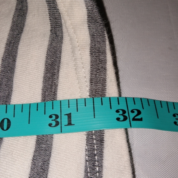 Madewell Gray/Cream Cotton Dress Small - Picture 4 of 6